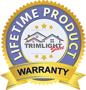 Trimlight lifetime product warranty badge